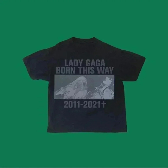Lady Gaga Born This Way 10th Anniversary T-Shirt - Picture 1 of 2